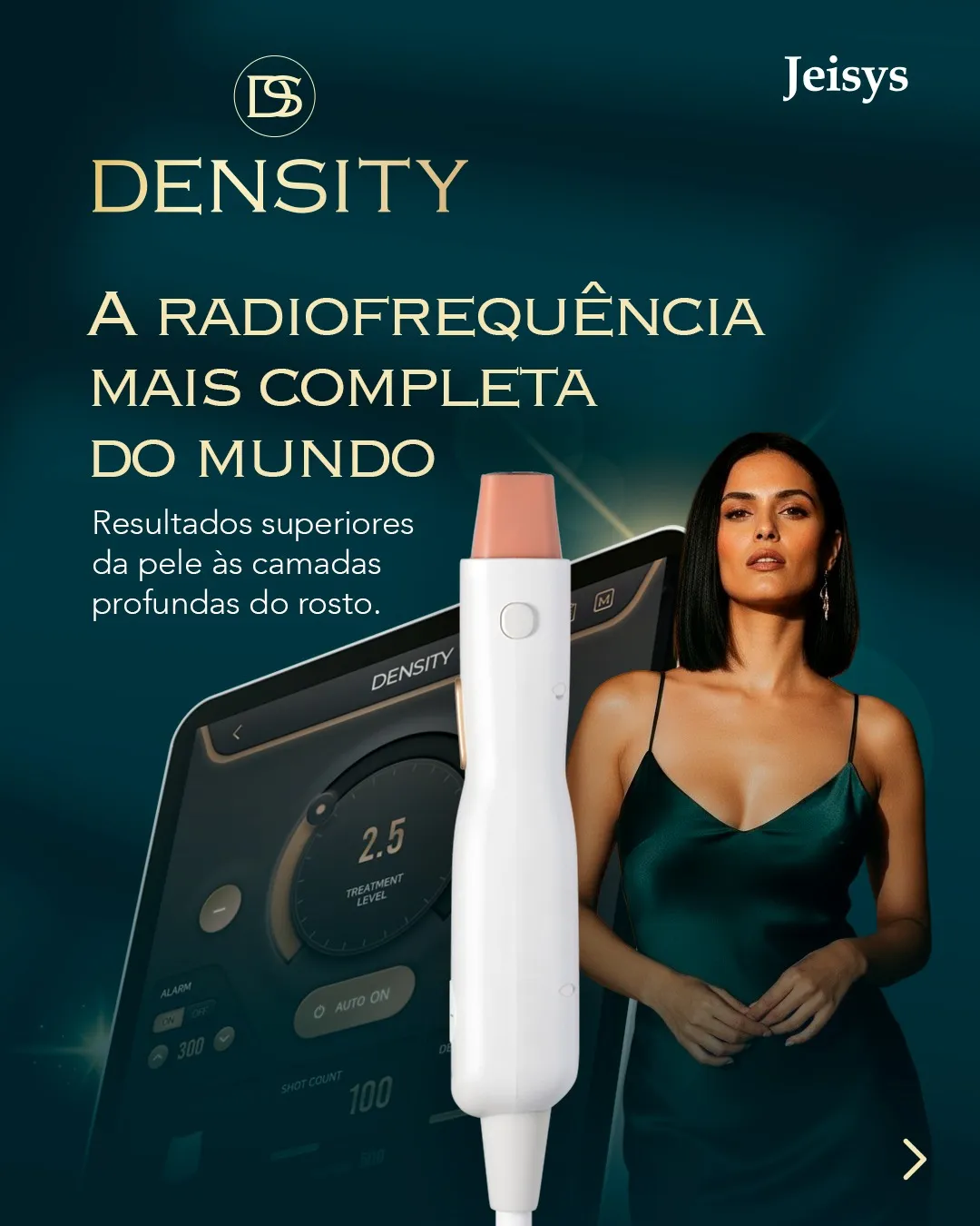 Density Jeisys, radiofrequência médica monopolar e bipolar para firmeza e regeneração da pele